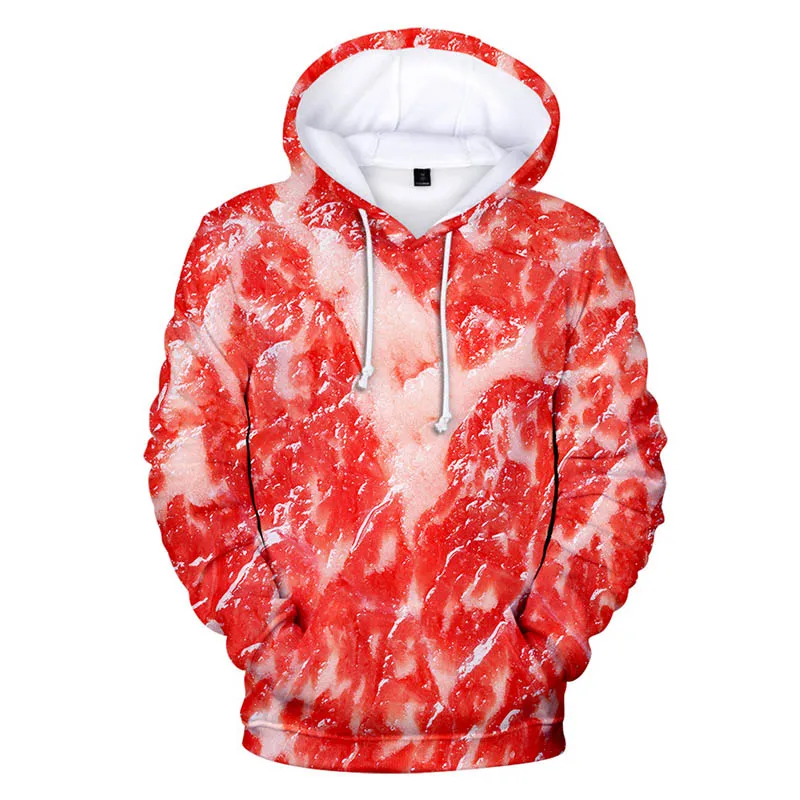 Men's New Fashion Snowflake Meat Hoodies Unisex 3D Printed Long Sleeve Drawstring Neck Pullovers 2019 Male Casual Hooded Tops
Men's New Fashion Snowflake Meat Hoodies Unisex 3D Printed Long Sleeve Drawstring Neck Pullovers 2019 Male Casual Hooded Tops