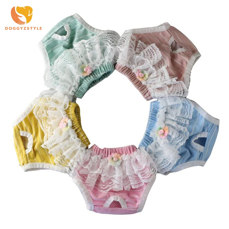 Puppy Sanitary Shorts Dog Pants Brief Pet Dog Cotton Lace Breathable Shorts Physiological Panties Underwear DOGGYZSTYLE
Puppy Sanitary Shorts Dog Pants Brief Pet Dog Cotton Lace Breathable Shorts Physiological Panties Underwear DOGGYZSTYLE