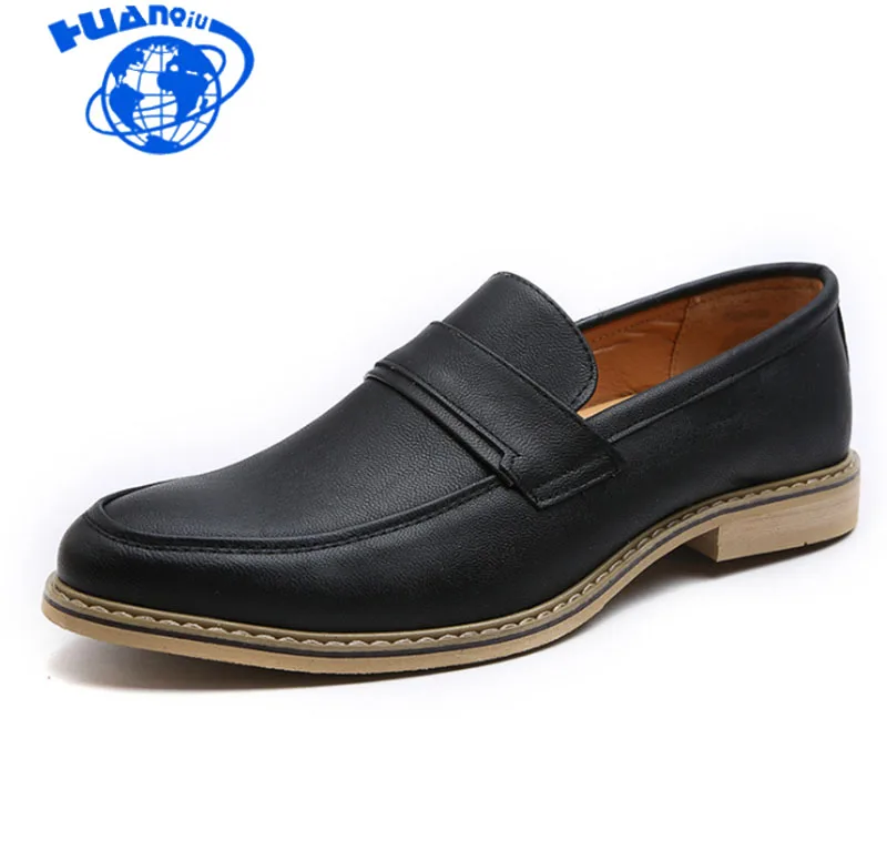 HUANQIU Brand Men Shoes 2018 New PU Leather Men's Flat Oxford Casual Shoes Business Dress Flats Loafers zapatos hombre ZLL237
HUANQIU Brand Men Shoes 2018 New PU Leather Men's Flat Oxford Casual Shoes Business Dress Flats Loafers zapatos hombre ZLL237