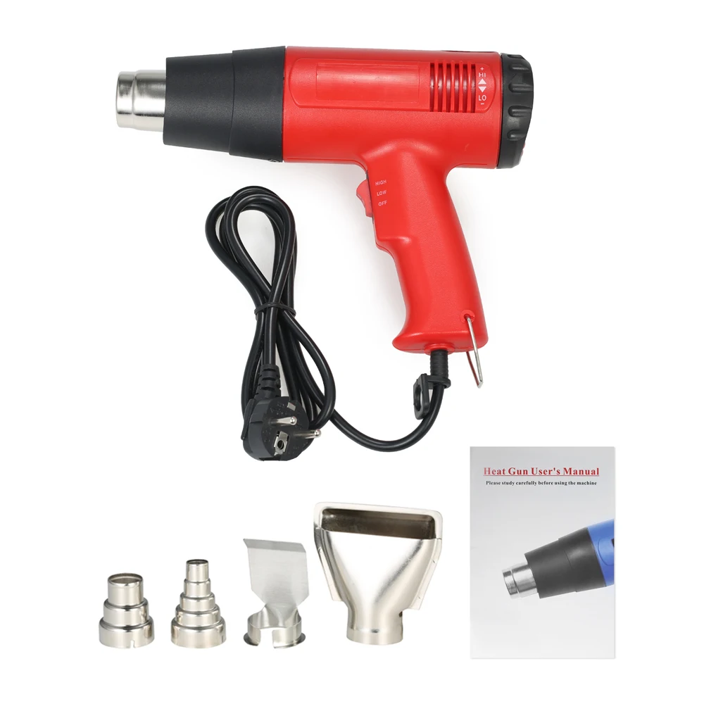 B 1800W Digital Electric Hot Air Gun Temperature-controlled hot gun soldering Building Hair dryer Heat Gun + 4pcs Nozzles
B 1800W Digital Electric Hot Air Gun Temperature-controlled hot gun soldering Building Hair dryer Heat Gun + 4pcs Nozzles