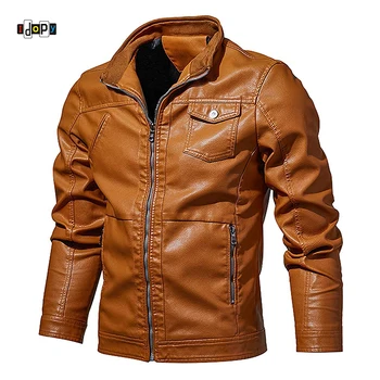 Idopy Autumn New Long Sleeve Men`s Faux Leather Jacket Full Zipper Stand Collar Motorcycle Biker Jacket Coat Plus Size M-6XL
Idopy Autumn New Long Sleeve Men`s Faux Leather Jacket Full Zipper Stand Collar Motorcycle Biker Jacket Coat Plus Size M-6XL