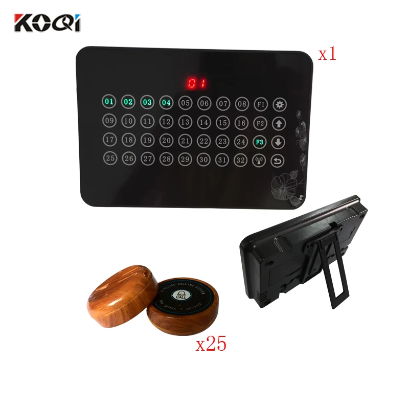 Waiter Paging System Ycall Table Call Bell Buttons Customer Calling To Waiters 100- 200M Remote Buzzer(1 display+25 call button)
Waiter Paging System Ycall Table Call Bell Buttons Customer Calling To Waiters 100- 200M Remote Buzzer(1 display+25 call button)