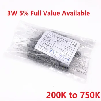 200PCS 3W Oxide Carbom Metal film Resistor 200K/220K/240K/270K/300K/330K/360K/390K/430K/470K/510K/560K/620K/680K/750K/Ohm 5%
200PCS 3W Oxide Carbom Metal film Resistor 200K/220K/240K/270K/300K/330K/360K/390K/430K/470K/510K/560K/620K/680K/750K/Ohm 5%