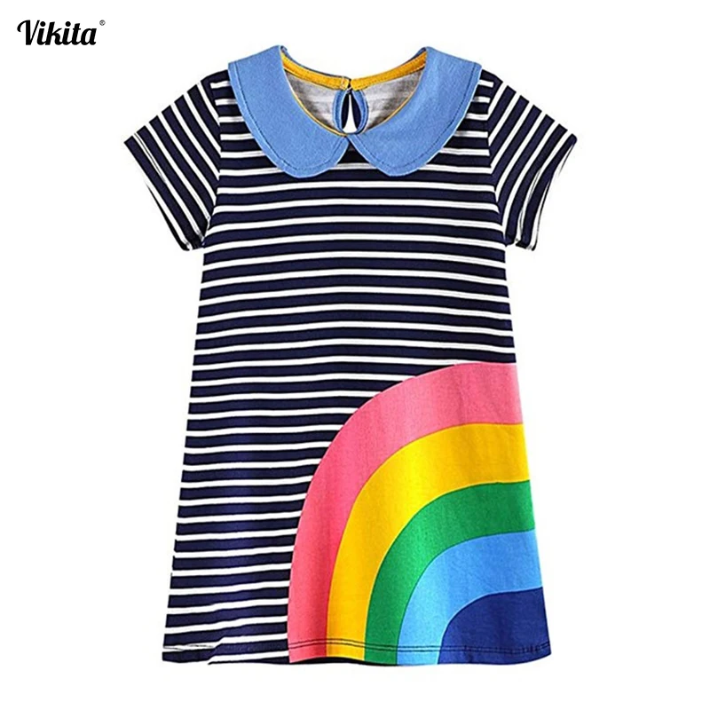 VIKITA Girls Short Sleeve Dress Baby Girls Clothes Unicorn Party Princess Dress Summer Costume for Kids Children Cartoon Dresses
VIKITA Girls Short Sleeve Dress Baby Girls Clothes Unicorn Party Princess Dress Summer Costume for Kids Children Cartoon Dresses