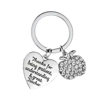 12pc Wholesale Crystal Thanks For Being Patient Understanding & Grant Teather Key Ring Pendant Jewelry For Teachers Day Gift 
12pc Wholesale Crystal Thanks For Being Patient Understanding & Grant Teather Key Ring Pendant Jewelry For Teachers Day Gift