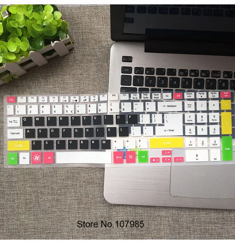 Keyboard Skin Cover Protector for Acer Aspire E5-511,E5-551G,E5-571,E5-572