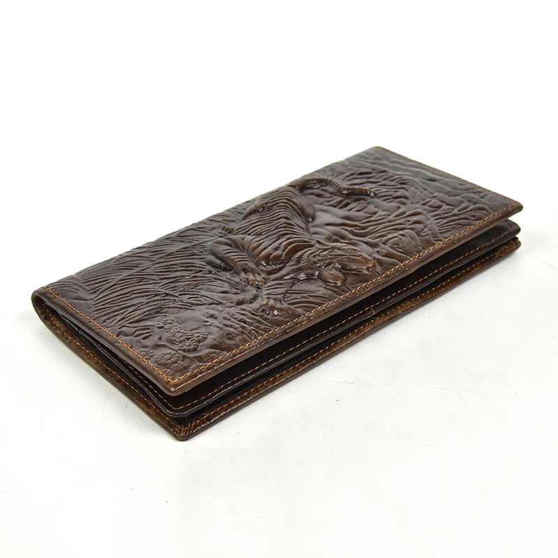 Men’s Vintage Genuine Leather Long Wallet