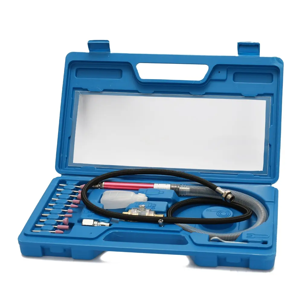 16pcs Air Micro Die Grinder Kit Mini Pencil Polishing Rotary Cutting Tool Grinding Small Size Light Weight Pen Shaped Design
16pcs Air Micro Die Grinder Kit Mini Pencil Polishing Rotary Cutting Tool Grinding Small Size Light Weight Pen Shaped Design