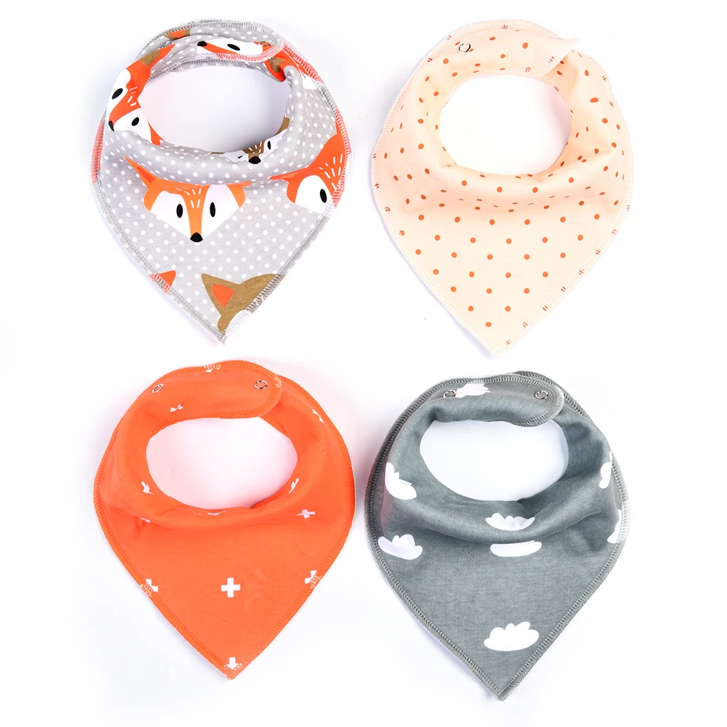 4pcs/lot Reversible Muslin & Cotton Baby Bibs Unsiex Baby Accessories Newborn Baby Bandana Bibs Soft Toddler Triangle Scarf
4pcs/lot Reversible Muslin & Cotton Baby Bibs Unsiex Baby Accessories Newborn Baby Bandana Bibs Soft Toddler Triangle Scarf