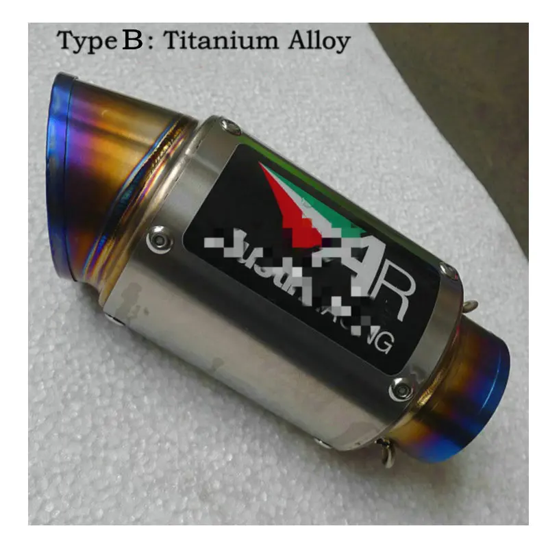 MOKALI Customized ID 51MM/61MM/63MM titanium alloy carbon exhaust muffler tips r3 exhaust gn250 ttr 125 z300 for benelli 600
MOKALI Customized ID 51MM/61MM/63MM titanium alloy carbon exhaust muffler tips r3 exhaust gn250 ttr 125 z300 for benelli 600