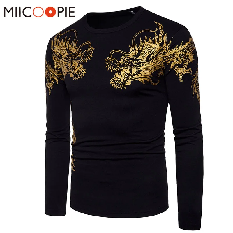 New Spring Brand Dragon Tattoo Printed O-Neck Slim Fit Long Sleeve T Shirt Men Trend Casual Solid Color Cotton Tops Tees XXL
New Spring Brand Dragon Tattoo Printed O-Neck Slim Fit Long Sleeve T Shirt Men Trend Casual Solid Color Cotton Tops Tees XXL
