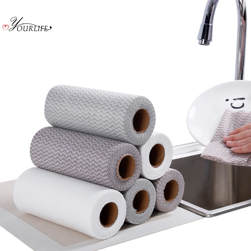 OYOURLIFE 50pcs/Roll Disposable Microfiber Cleaning Cloth Eco-friendly Rags Wiping Scouring Pad Dishcloth Kitchen Towel
OYOURLIFE 50pcs/Roll Disposable Microfiber Cleaning Cloth Eco-friendly Rags Wiping Scouring Pad Dishcloth Kitchen Towel