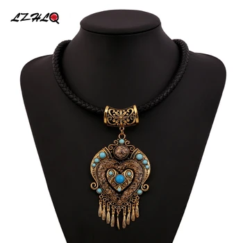 LZHLQ 2020 Vintage Boho Statement Necklace Women Jewelry Ethnic Style Leather Rope Tassel Necklaces Pendants Accessories
LZHLQ 2020 Vintage Boho Statement Necklace Women Jewelry Ethnic Style Leather Rope Tassel Necklaces Pendants Accessories