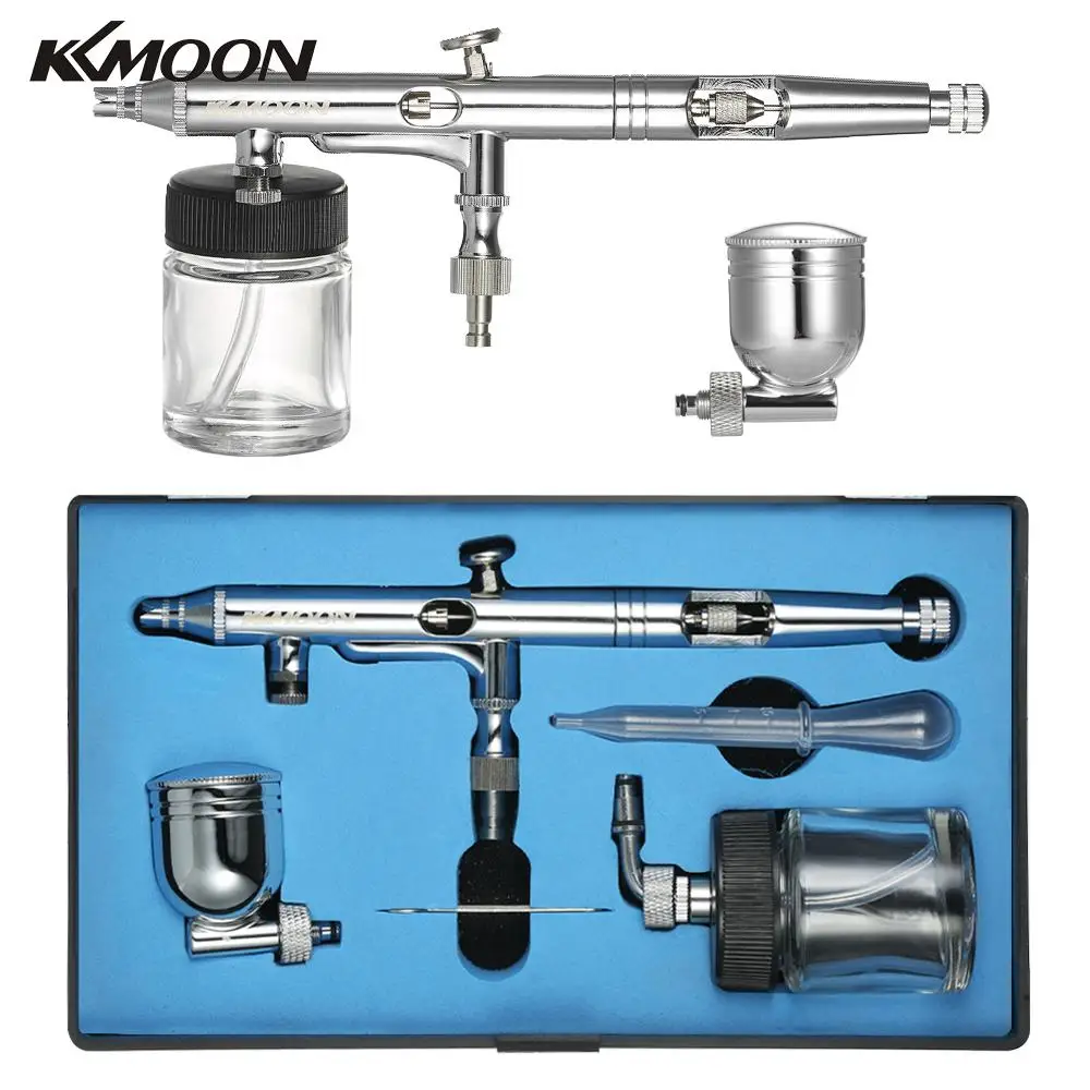 Multi-Purpose Side Feed Dual-Action Airbrush Kit Set Adjustable Air Control 0.25mmTrigger Spray Gun Spraying Painting Air Brush
Multi-Purpose Side Feed Dual-Action Airbrush Kit Set Adjustable Air Control 0.25mmTrigger Spray Gun Spraying Painting Air Brush