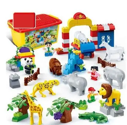 Animal Zoo Large Particles Bricks Educational Building Blocks Toys For Kids Children Gifts 6535
Animal Zoo Large Particles Bricks Educational Building Blocks Toys For Kids Children Gifts 6535