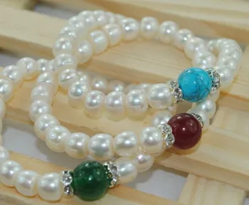Elastic 100% Genuine REAL Charm Fresh Water Pearl Bracelet Bangle Fashion Foreign American Jewellery
Elastic 100% Genuine REAL Charm Fresh Water Pearl Bracelet Bangle Fashion Foreign American Jewellery