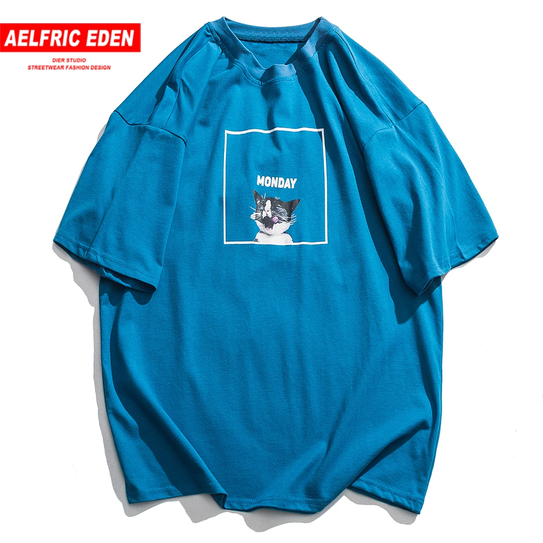 Aelfric Eden Funny Cat Head Printed T Shrit Mens Summer Streetwear Hip Hop Tops Tees Casual Cotton Harajuku Fashion Short Sleeve
Aelfric Eden Funny Cat Head Printed T Shrit Mens Summer Streetwear Hip Hop Tops Tees Casual Cotton Harajuku Fashion Short Sleeve