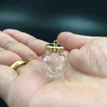 20x12mm glass bubble glass globe round ball pendant gold tray DIY Glass ball cover vial pendant for necklace glass domes 300pcs
20x12mm glass bubble glass globe round ball pendant gold tray DIY Glass ball cover vial pendant for necklace glass domes 300pcs