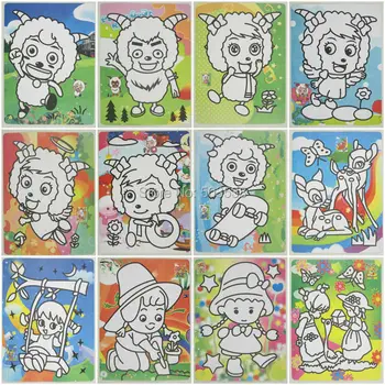 50PCS/LOT.Mixed design colored paper sand painting,Without sand,Sand art kit,Art toys,Kids party favor,20.5x27.5cm/16K.On stock
50PCS/LOT.Mixed design colored paper sand painting,Without sand,Sand art kit,Art toys,Kids party favor,20.5x27.5cm/16K.On stock