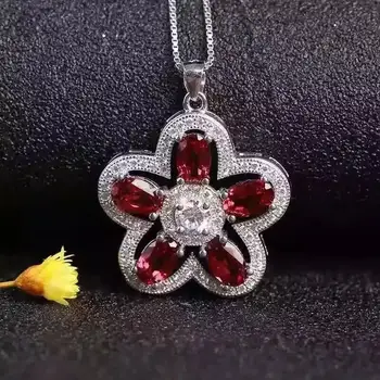natural garnet pendants s925 sterling silver natural red gem flowers Pendants fashion fine jewelry gift for women send necklace
natural garnet pendants s925 sterling silver natural red gem flowers Pendants fashion fine jewelry gift for women send necklace