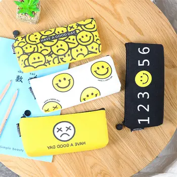 Coloffice Cute Cartoon Good Mood/Bad Mood Ladder Pencil Bag Expression Stationery Gift Canvas Pencil Case Student Supplies 1PC
Coloffice Cute Cartoon Good Mood/Bad Mood Ladder Pencil Bag Expression Stationery Gift Canvas Pencil Case Student Supplies 1PC