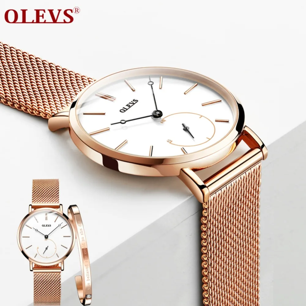 OLEVS Women Watches Luxury Elegant Ladies Rose Stainless Steel Clock Quartz Wristwatches Relogio Feminino horloges vrouwen
OLEVS Women Watches Luxury Elegant Ladies Rose Stainless Steel Clock Quartz Wristwatches Relogio Feminino horloges vrouwen