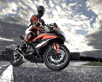 Driver oil painting picture By Numbers motorbike Home Decor motorcyclist DIY paint for room decoration gift Wall poster photos
Driver oil painting picture By Numbers motorbike Home Decor motorcyclist DIY paint for room decoration gift Wall poster photos