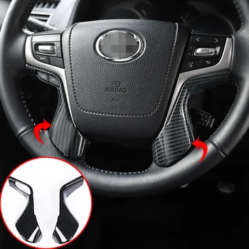 For Toyota Land Cruiser Prado FJ150 2018 ABS Carbon fiber pattern Steering Wheel Decorative Cap Trim stickers Car Styling 2pcs
For Toyota Land Cruiser Prado FJ150 2018 ABS Carbon fiber pattern Steering Wheel Decorative Cap Trim stickers Car Styling 2pcs