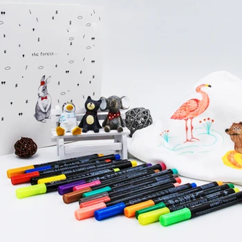 Lion 1.0mm Fine Cloth Painted Pen Clothes Painting T-shirt Shoes DIY Pen Watercolor Textile Paint Cloth Brush
Lion 1.0mm Fine Cloth Painted Pen Clothes Painting T-shirt Shoes DIY Pen Watercolor Textile Paint Cloth Brush