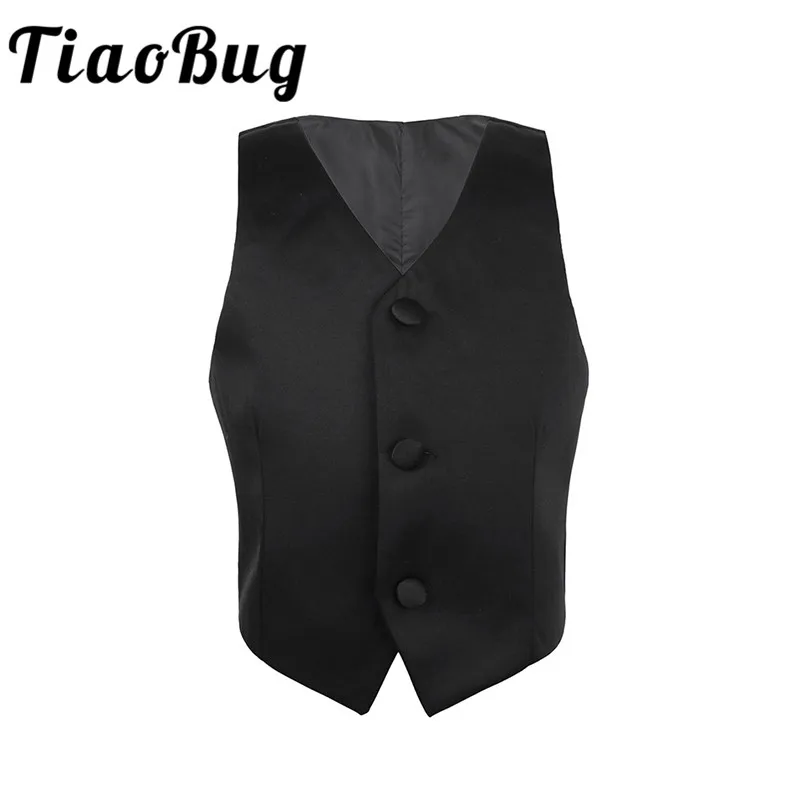 TiaoBug/Детские деловые костюмы для мальчиков жилет с цветочным узором свадебной