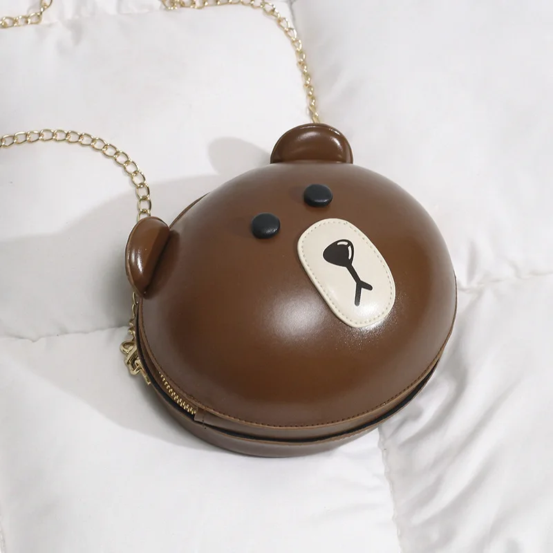 Little bear Bags splice Bags cute girl chain single shoulder Bags INS Super fire new oblique slant small round Bags
Little bear Bags splice Bags cute girl chain single shoulder Bags INS Super fire new oblique slant small round Bags