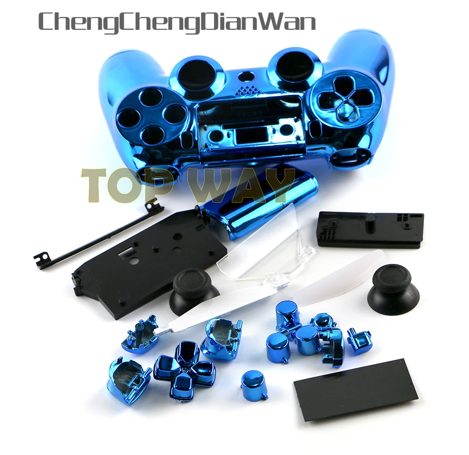 ChengChengDianWan Chrome Plating Housing Shell Case Full Mod Kits for PlayStation 4 for PS4 Controller Parts Multicolors 10sets
ChengChengDianWan Chrome Plating Housing Shell Case Full Mod Kits for PlayStation 4 for PS4 Controller Parts Multicolors 10sets
