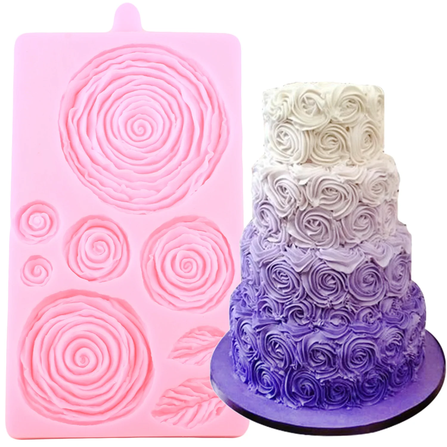 Ruffled Rose Border Silicone Mold DIY Wedding Cake Decorating Tools Cupcake Topper Fondant Molds Candy Chocolate Gumpaste Moulds
Ruffled Rose Border Silicone Mold DIY Wedding Cake Decorating Tools Cupcake Topper Fondant Molds Candy Chocolate Gumpaste Moulds