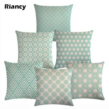Cotton Linen Blue Geometric Sofa Decorative Cushion Cover Pillow Pillowcase 45*45 Throw Pillow Home Decor Pillowcover 40603
Cotton Linen Blue Geometric Sofa Decorative Cushion Cover Pillow Pillowcase 45*45 Throw Pillow Home Decor Pillowcover 40603