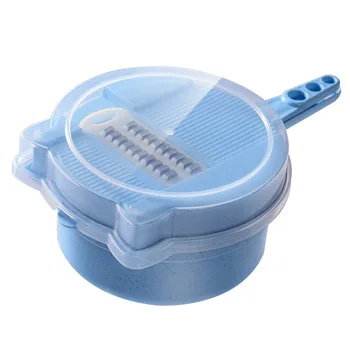New Vegetable Cutter with Stainless Steel Blade Salad Kitchen Gadget Multi-function Slicer Cutting Vegetable Grater Creative
New Vegetable Cutter with Stainless Steel Blade Salad Kitchen Gadget Multi-function Slicer Cutting Vegetable Grater Creative