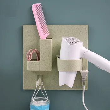 Wall Mounted type cosmetic bathroom organizer Hair dryer rack Bathroom shelf Multi-functional storage rack tissue box Holder
Wall Mounted type cosmetic bathroom organizer Hair dryer rack Bathroom shelf Multi-functional storage rack tissue box Holder