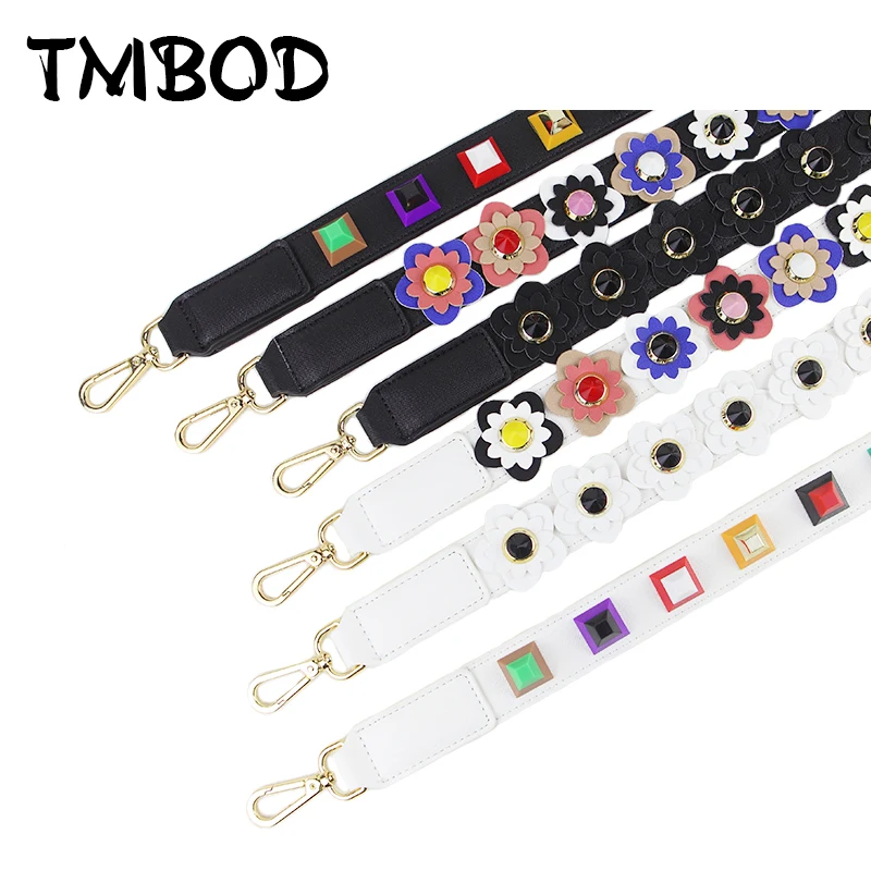 New 2019 Interchangeable Popular PU Leather Shoulder Strap Flower Mix Stud Rivets Trim Strap You Brand Strap Belts Handbags j001
New 2019 Interchangeable Popular PU Leather Shoulder Strap Flower Mix Stud Rivets Trim Strap You Brand Strap Belts Handbags j001