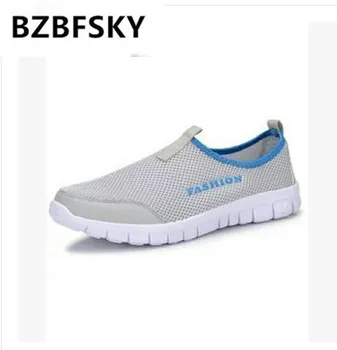Men Shoes 2018Summer Shoes Light Comfortable Men Casual Shoes zapatos hombre Mesh Breathable Loafers Footwear Plus Size 38-44
Men Shoes 2018Summer Shoes Light Comfortable Men Casual Shoes zapatos hombre Mesh Breathable Loafers Footwear Plus Size 38-44