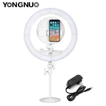 Yongnuo YN208 Beautify LED Ring Video Light w/ Makeup Mirror 3200-5500K Selfie Fill Lighting for Smart Phone Live Shooting
Yongnuo YN208 Beautify LED Ring Video Light w/ Makeup Mirror 3200-5500K Selfie Fill Lighting for Smart Phone Live Shooting