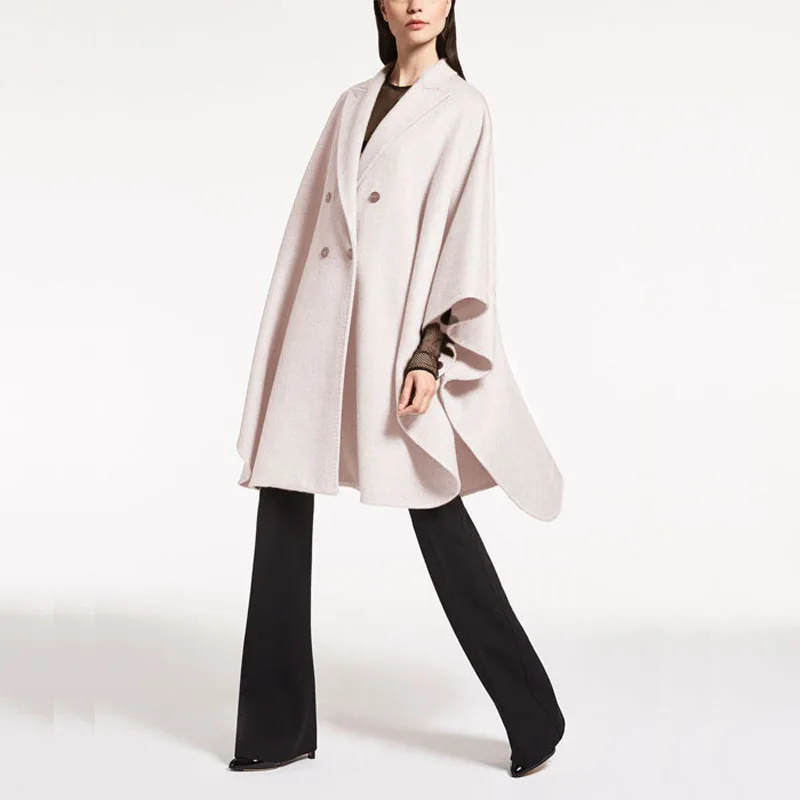 ZADORIN Women Long Coats Winter Wool Coat Elegant Double Breasted Lapel Cape Coat Loose Overcoat Oversized Vintage wool jacket
ZADORIN Women Long Coats Winter Wool Coat Elegant Double Breasted Lapel Cape Coat Loose Overcoat Oversized Vintage wool jacket