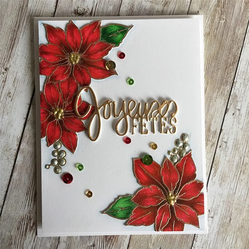 Naifumodo Letter Flowers Metal Cutting Dies with Stamps DIY Decorative Embossing Scrapbooking For Card making Craft Dies Set
Naifumodo Letter Flowers Metal Cutting Dies with Stamps DIY Decorative Embossing Scrapbooking For Card making Craft Dies Set