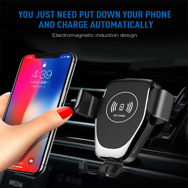 Choifoo USB Real Fast Qi Wireless Charging Charger Car Air Outlet Holder for Cell Phone Popsocket Hand-free Call Anti-slippery
Choifoo USB Real Fast Qi Wireless Charging Charger Car Air Outlet Holder for Cell Phone Popsocket Hand-free Call Anti-slippery