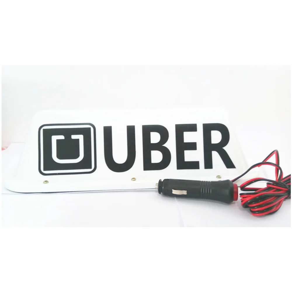 12V UBER Top lamp Large Size White Illuminated Sign Top light Car Super Bright LED Light Magnetic Sealed Base 14.3" x 4" x 4
12V UBER Top lamp Large Size White Illuminated Sign Top light Car Super Bright LED Light Magnetic Sealed Base 14.3" x 4" x 4