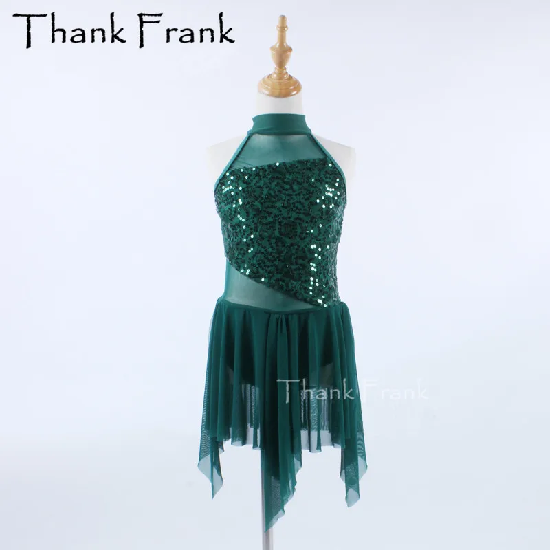 Mock Turtleneck Tank Latin Dress Girls Women Sequin Mesh Modern Dance Costume Adult Professional Irregular Lyrical Dresses C479
Mock Turtleneck Tank Latin Dress Girls Women Sequin Mesh Modern Dance Costume Adult Professional Irregular Lyrical Dresses C479