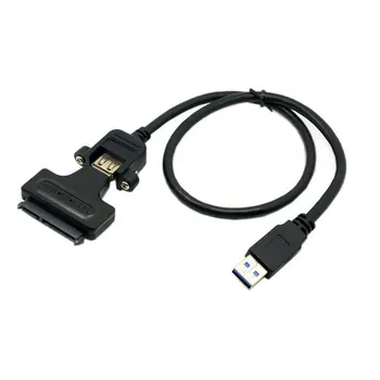 USB 3.0 to SATA 22pin Convertor Adapter with USB 3.0 Male to Female Extension Cable for 2.5" HDD,Free shipping + Tracking number
USB 3.0 to SATA 22pin Convertor Adapter with USB 3.0 Male to Female Extension Cable for 2.5" HDD,Free shipping + Tracking number