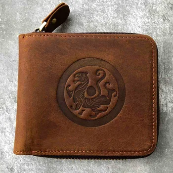RFID Blocking Genuine Leather Wallet for Men with Zipper / ID Windows /Coin Purse
RFID Blocking Genuine Leather Wallet for Men with Zipper / ID Windows /Coin Purse