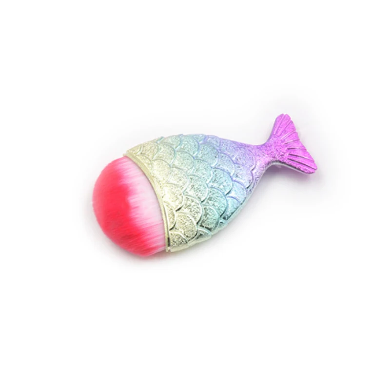 1pcs 8cm Cosmetic Mermaid Professional Powder Makeup Maquiagem Foundation Contour Fish Make Up Brush Tool Product
1pcs 8cm Cosmetic Mermaid Professional Powder Makeup Maquiagem Foundation Contour Fish Make Up Brush Tool Product