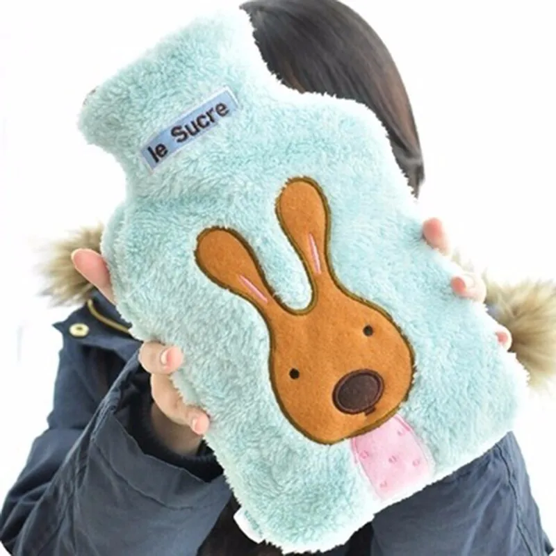 2019 New Creative Cute Cartoon Rabbit Hot Water Bottle Bag Safe And Reliable High-quality Rubber Washable Household Warm Items 2019 New Creative Cute Cartoon Rabbit Hot Water Bottle Bag Safe And Reliable High-quality Rubber Washable Household Warm Items