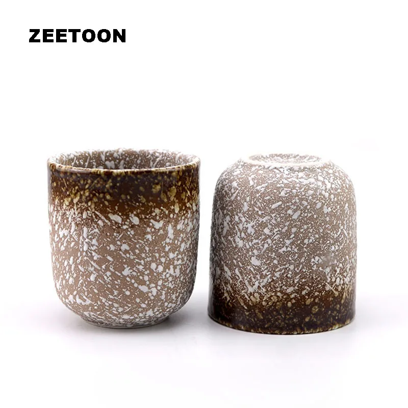 175ml Japanese Style Vintage Coarse Pottery Teacup Snowflake Glaze Tea Cup Master Cup Ceramic Tea Set Creative Home Decoration
175ml Japanese Style Vintage Coarse Pottery Teacup Snowflake Glaze Tea Cup Master Cup Ceramic Tea Set Creative Home Decoration