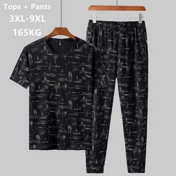 Summer Man Clothes Set 2 Two Piece Top and Pants 2019 Tracksuit Men Sets T Shirt Plus Size 6XL 7XL 8XL 9XL Sports Mens Camiseta
Summer Man Clothes Set 2 Two Piece Top and Pants 2019 Tracksuit Men Sets T Shirt Plus Size 6XL 7XL 8XL 9XL Sports Mens Camiseta